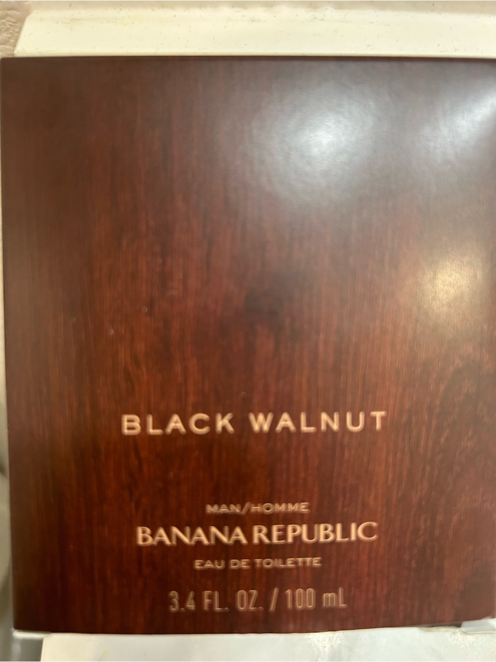 Banana Republic Black Walnut Wood-Grain Fragrance Box - Brown